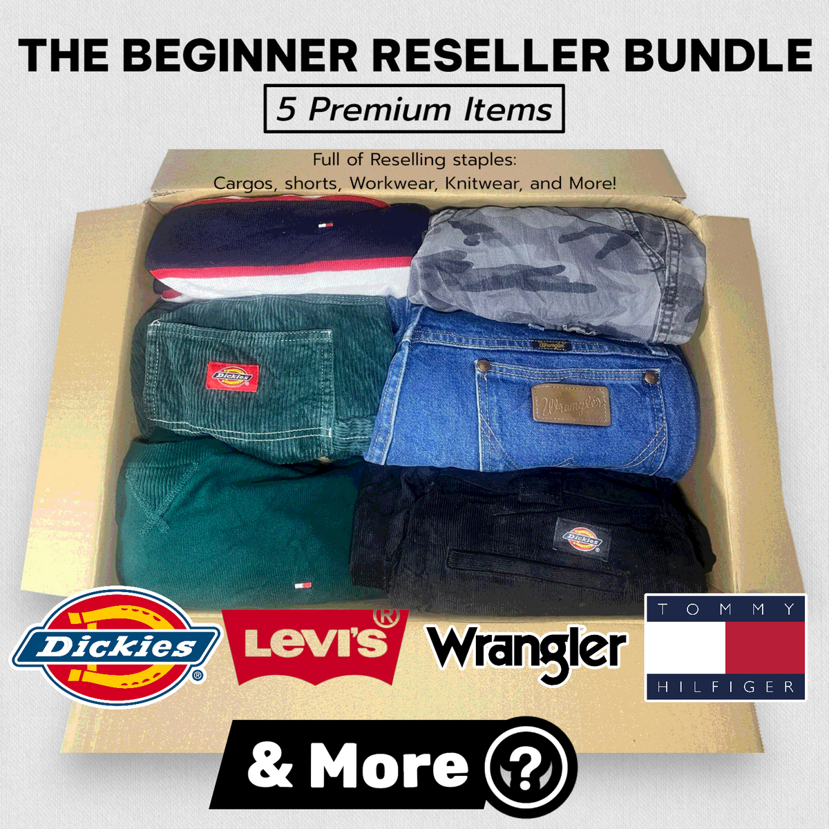 The Beginner Reseller Bundle - 5 Premium Pieces (Grade A)