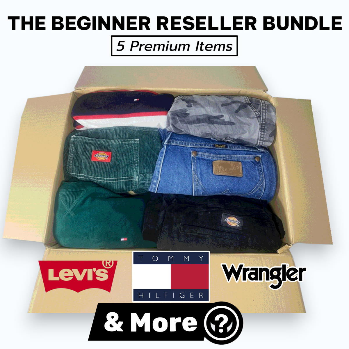 The Beginner Reseller Bundle - 5 Premium Pieces (Grade A)