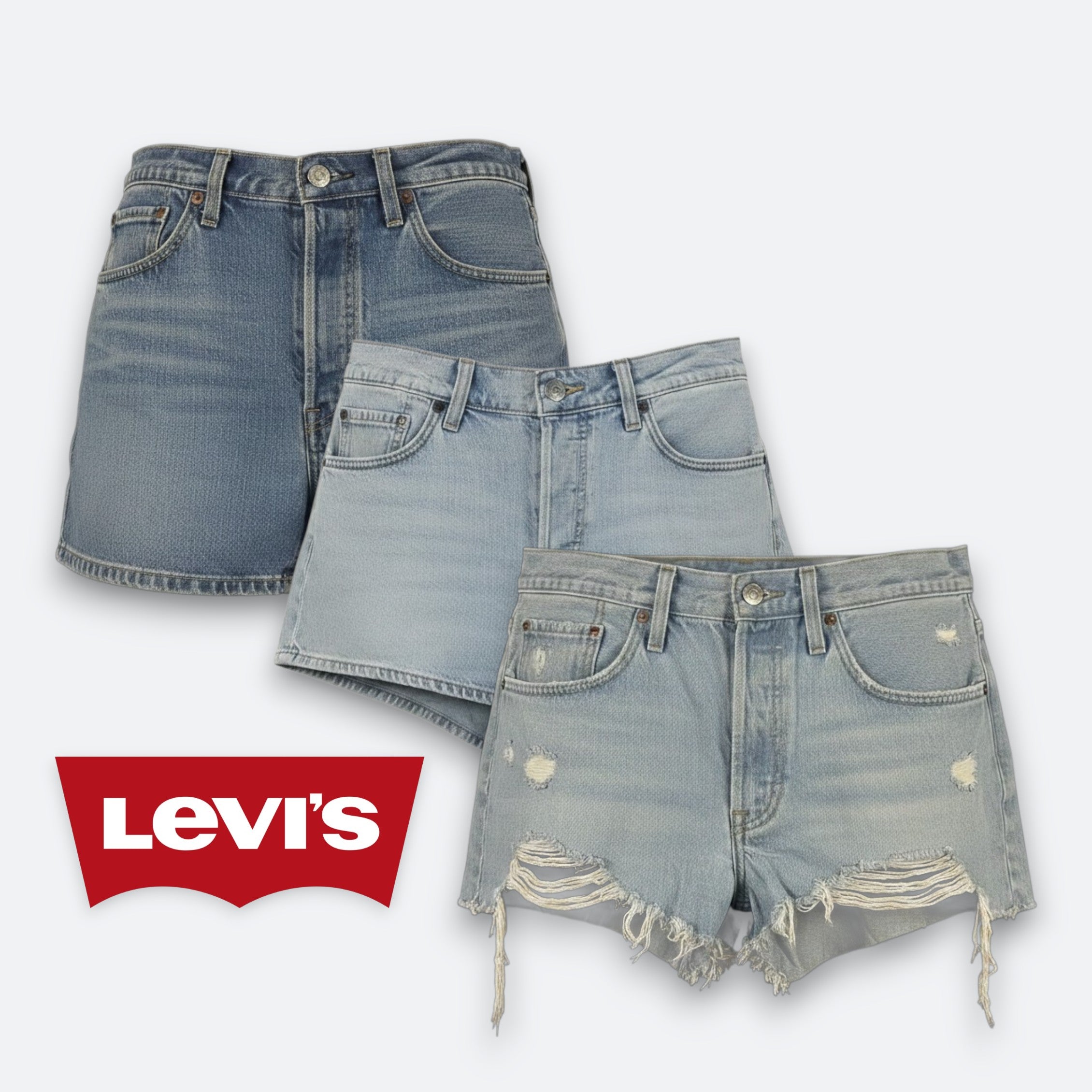 Women's Levi Lee Wrangler Shorts Bundle of 10 - Grade A