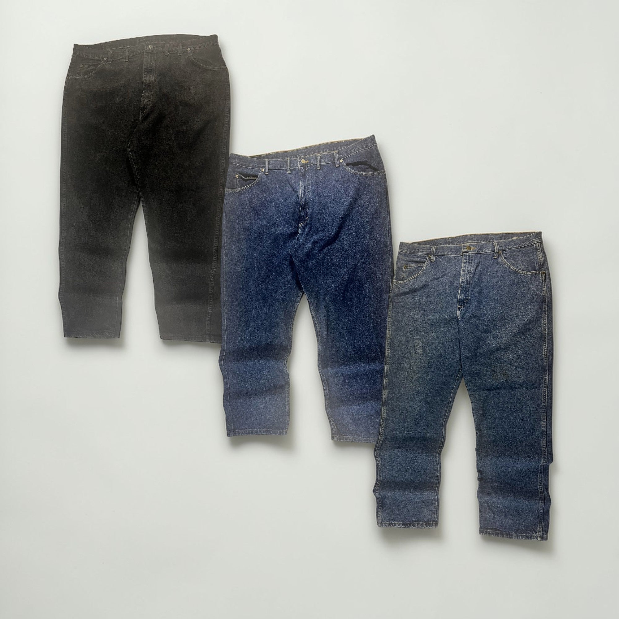 Oversized Mens Wrangler Jeans Bundle of 10 (Grade A)